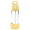 B.BOX BB00881 Tritanová fľaša na vodu so slamkou 600 ml Lemon Twist