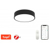 IMMAX NEO RONDATE SLIM Inteligentné stropné svietidlo 40 x 7cm 28W čierne Zigbee 3.0, TUYA 07201L