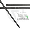 SALMING Q-Series Carbon Pro 2.0 RD Oval F29 Black-Silver 96cm (=107cm)