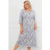 Dámska nočná košeľa Italian Fashion Ardila r.3/4 Farba: Sivá, Veľkosť: M