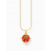 Thomas Sabo KE2204-471-7-L45V Gold-plated necklace w. palm pendant