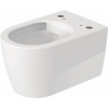 DURAVIT ME by Starck závesné WC Rimless pre SensoWash, s hlbokým splachovaním 370 x 570 mm, biela, s povrchom HygieneGlaze, 2529592000