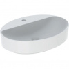 Geberit VariForm Oválne umývadlo 60 x 45 cm bez prepadu, biele 500.773.01.2