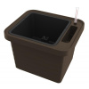PLASTIA Truhlík samozavlažovací BERBERIS UNO čokoláda 45x40x35 cm
