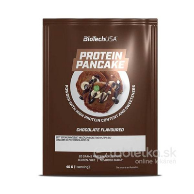 BioTechUSA Protein Pancake prášok príchuť čokoláda 40g