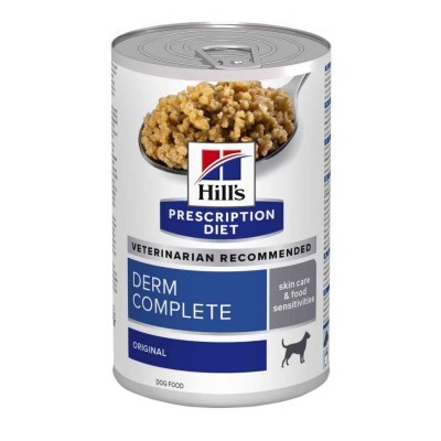 HILLS Prescription Diet Canine Derm Complete Konzerva 370 g