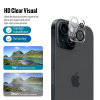 AppleMix Tvrdené sklo JP Combo Pack pre Apple iPhone 15 - číre - sada 2 kusov + 2x 2,5D sklo - číre