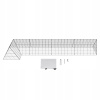 SucceBuy Tunel pre sliepky s rohovým rámom 400x100x61,5CM, prenosný