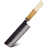 IZMAEL Damaškový kuchynský nôž Airi Nakiri/Biela 17.5 cm