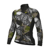 ALÉ Cyklistický dres s dlhým rukávom zimný - FALENA PR-R - čierna/viacfarebná L