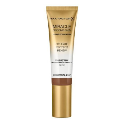Max Factor Miracle Second Skin hydratačný krémový make-up SPF20 12 Neutral Deep 30 ml