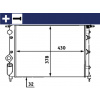 MAHLE Chladič, chlazení motoru BEHR CR 476 000S