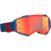 SCOTT okuliare FURY dark blue/neon red / orange chrome works