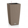 Kvetináč Lechuza Cubico Cottage 30 (56cm) Barva: Hnědá kompletný set