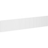 Mexen Rivel predná časť ryhovaná pre skrinku do kúpeľne 90 x 20 cm, biely mat - 91A20-0900-235-1-01