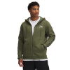 Pánska zateplená mikina so zipsom UNDER ARMOUR-UA Icon Fleece FZ Taping-GRN Zelená S 2025