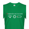 Pánske tričko 3 najhoršie veci na svete, Barva Zelená, Velikost XL Bezvatriko.cz 0261