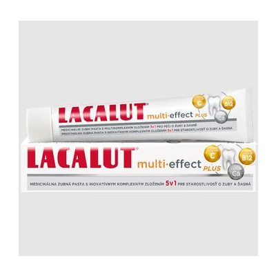 Lacalut Multi-effect PLUS vitamíny zubná pasta 75ml