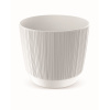 kvetináč 19,5cm RYFO DRF200-S449 biely plastový PROSPERPLAST