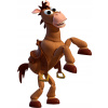 CUKROVÁ TLAČ jedlý obrázok na tortu Cukrová hmota Toy Story Kôň Mustang Chudý