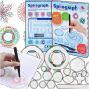 Spirograf Set na Kreslenie 3D Vzory Šablóny Edukačná Hračka