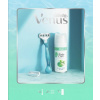 Gillette Venus Smooth holiaci strojček + holiaca hlavica + Satin Care gél na holenie 75 ml darčeková sada