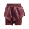 adidas Power AEROREADY 2-in-1 Shorts Womens Red 6 (XXS)
