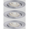 Paulmann 94297 EBL Nova mini Coin LED vstavané svetlo sada 3 ks 4 W hliník; 94297