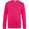 B&C Mikina KING Crew Neck, pánská COT01U01Kx5202-magenta pin M Purpurová růžová