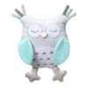 BabyOno plyšová hračka s hrkálkou Owl Sofia modrá