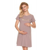 Nočná košieľka 0203 cappuccino - PeeKaBoo L/XL