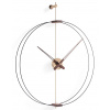 Designové nástěnné hodiny Nomon Barcelona Gold Small 76cm
