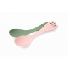 Príbor Light My Fire Spork original BIO 2-pack Sandy Green / Dusty Pink