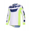 Dres RACER AIR RIWAY, ALPINESTARS (světle šedá/žlutá fluo/modrá) 2026 M