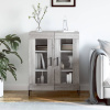 Komoda sivý dub sonoma 69,5x34x90 cm kompozitné drevo-ForU-827802