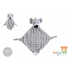 babyted Slon usínáček babyted kousátko, chrastítko plyš 25x25cm na kartě v sáčku 0m+