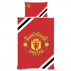 Manchester United obliečky na jednu posteľ Core Stripe Single Duvet Set