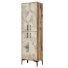 Skriňa Berlin Walnut and White Marble