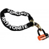 KRYPTONITE NEW YORK 1213 reťaz s krúžkom 130 cm s visiacim zámkom