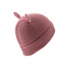 STERNTALER Čiapka pletená so zahnutým okrajom GOTS bavlna ružová dievča veľ. 47 cm - 9-12 m 4712411-780-47