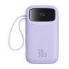 Baseus QPow 2 20000mAh 30W 2xUSB-C powerbank (fialová) P10055009513-00