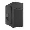 1stCOOL MicroTower STEP Premium USB3 USB-C, black černý, bez zdroje, microtower mATX (USB3, Audio) (PC case)