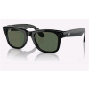 Meta Ray-Ban Wayfarer, AI brýle, Shiny Black, G15 Green RW4006 601/7150