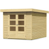 drevený domček KARIBU ASKOLA 3 (73060) natur LG1760