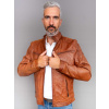 Max Original Leather Pánska kožená bunda ANTONIO cognac (XL 50-52) - Cognac - XL