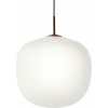Závesná lampa Rime 45 cm vínovo červená