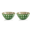 Guzzini Súprava 2 ks misiek Le Murrine 12 cm piesková/biela/machovozelená Guzzini