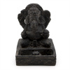 Stojan na Vonné Tyčinky Ganesh Fengshui (čierne starožitné) Varianta: Stojan na Vonné Tyčinky Ganesh Fengshui (čierne starožitné)