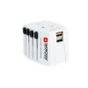 SKROSS cestovní adaptér MUV USB, 2x USB-A, univerzální pro 150 zemí PA48