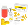 Sada na odvzdušňovanie bŕzd EZmtb bleed kit 2022 Lite Box+ olej 100 ml